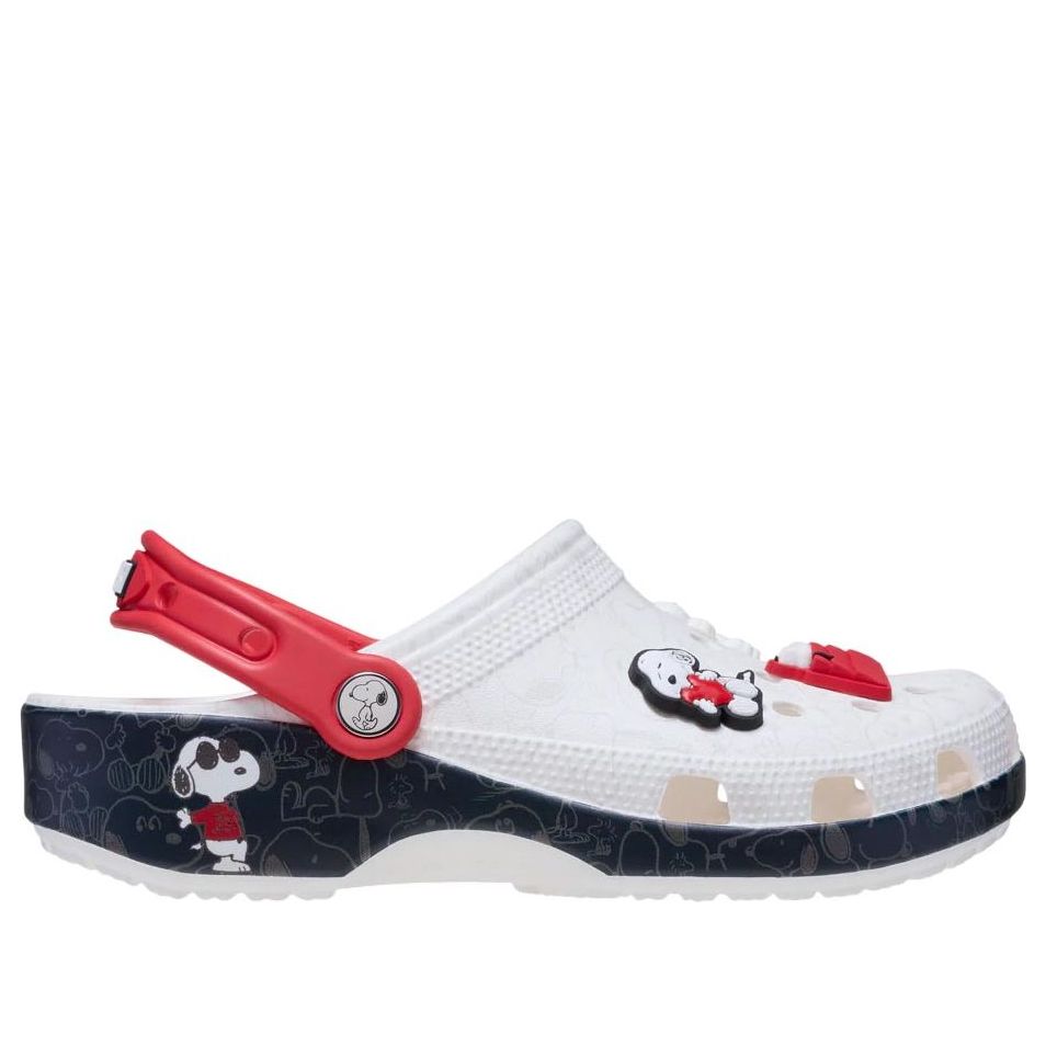 X Peanuts Snoopy Classic Clog 'White Black'