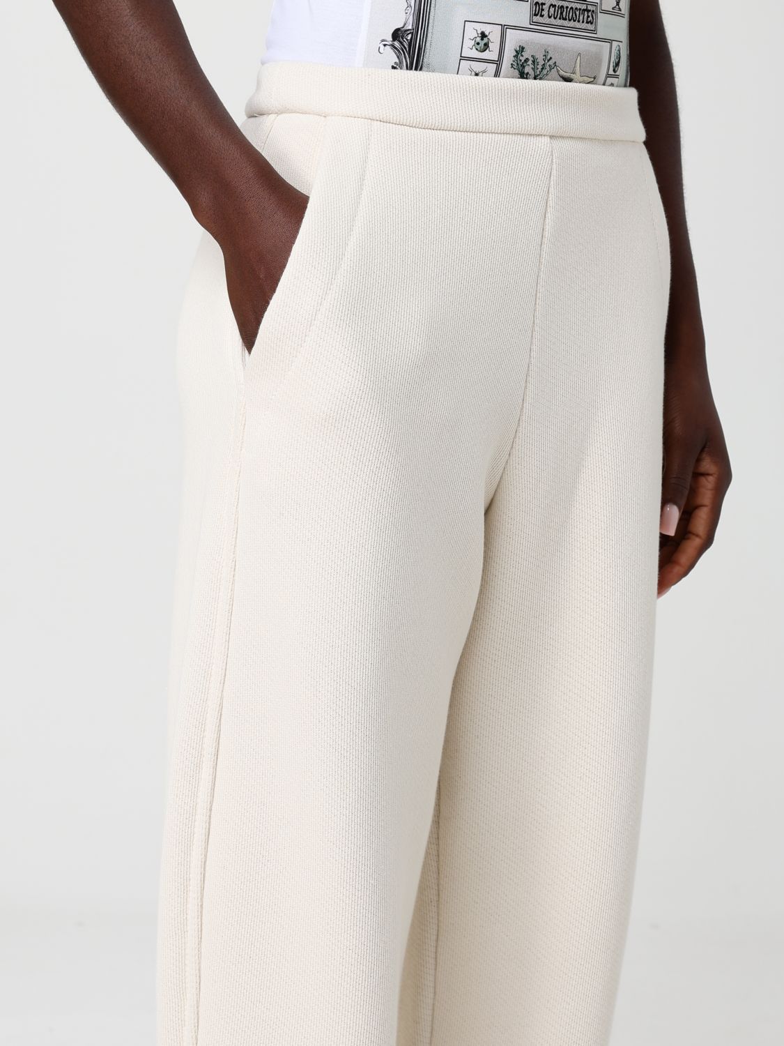 Pants Woman color White