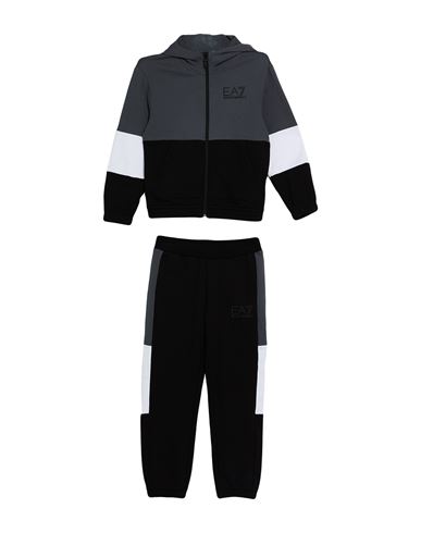 Kid Boy Tracksuit Black Size 10 Cotton, Polyester