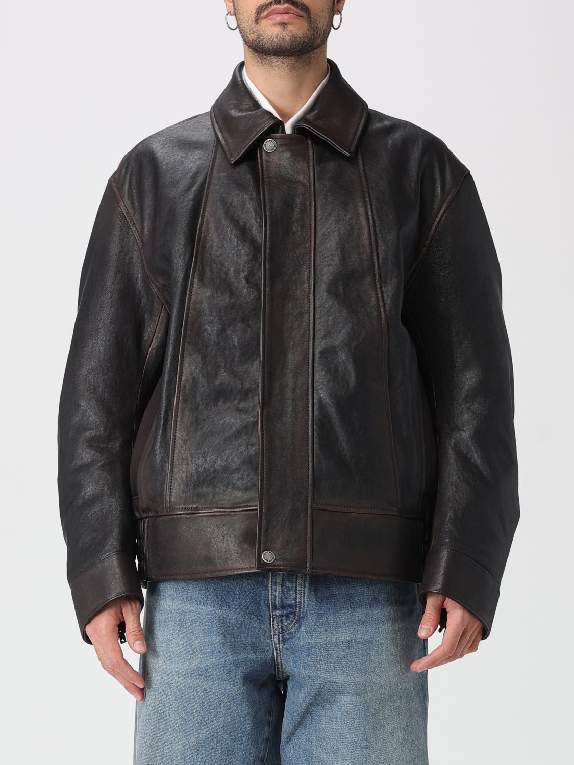 Jacket Men color Burnt