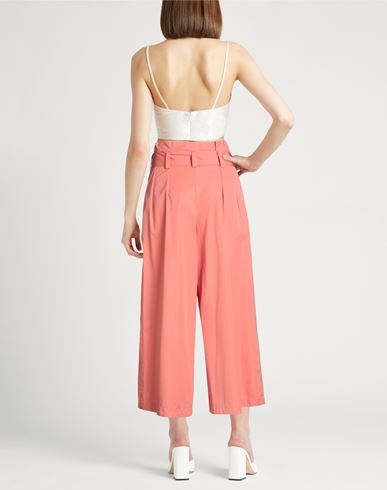 Woman Pants Salmon pink Size 2 Cotton