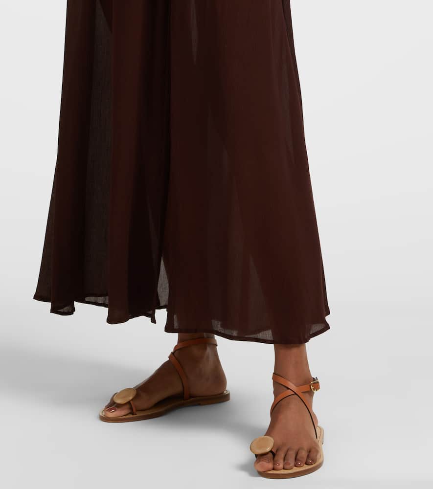 Collette open-back maxi dress