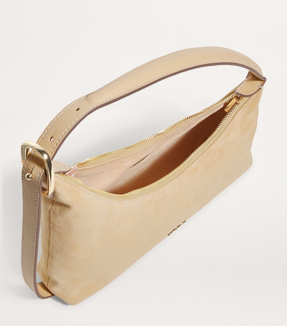 Suede Lola Shoulder Bag