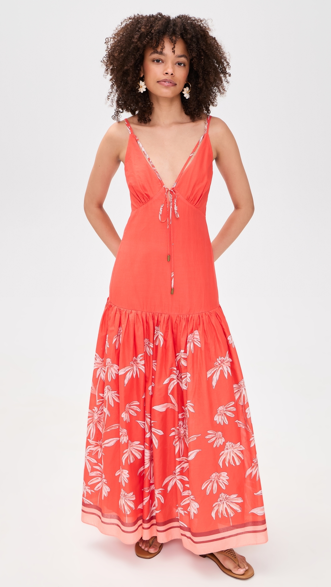 Ruby Strappy Maxi Dress Red