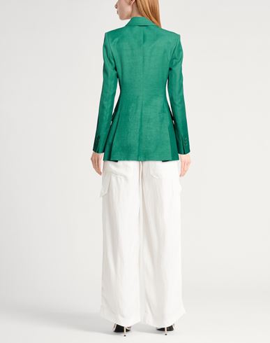 P. a.r. o.s. h. Woman Blazer Green Size XS Viscose, Linen