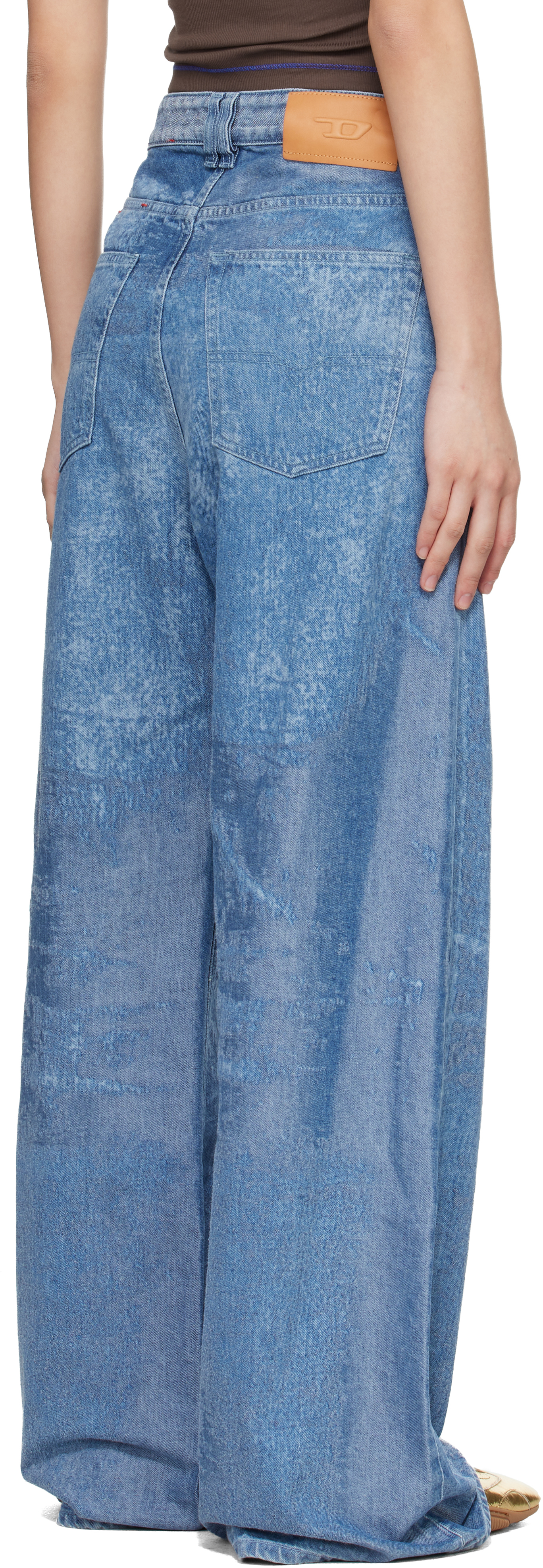 Blue 1996 D-Sire Relaxed Low Waist Jeans