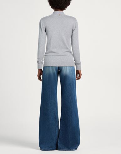 Woman Turtleneck Light grey Size L/XL Viscose, Polyamide, Polyester