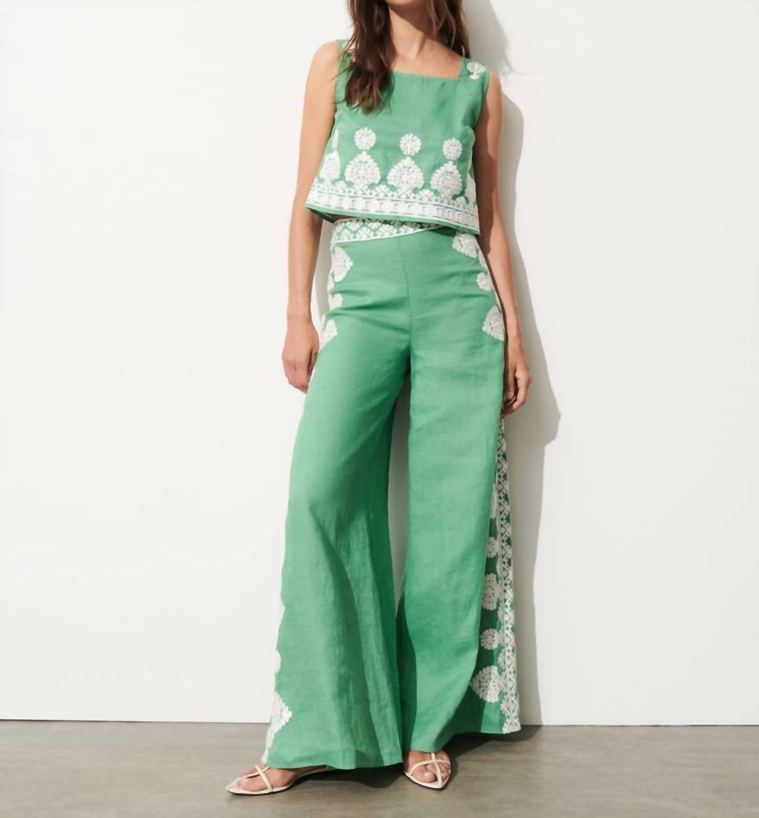 Isabelle Top In Apple Green