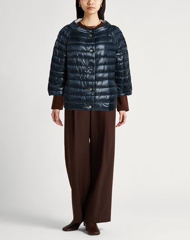 Woman Puffer Navy Size 12 Polyamide