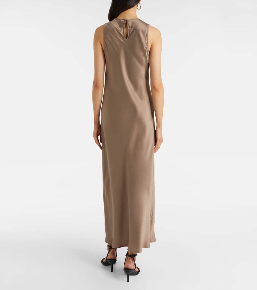 Valencia silk charmeuse maxi dress