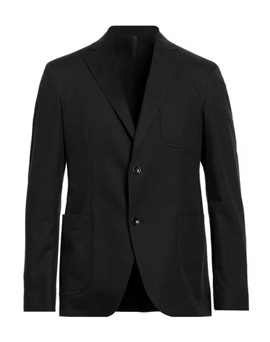Man Blazer Black Size 40 Polyester