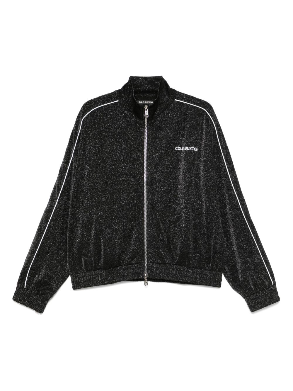 Logo-print jacket - Black