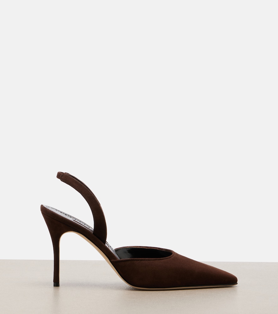 Borelapla suede slingback pumps