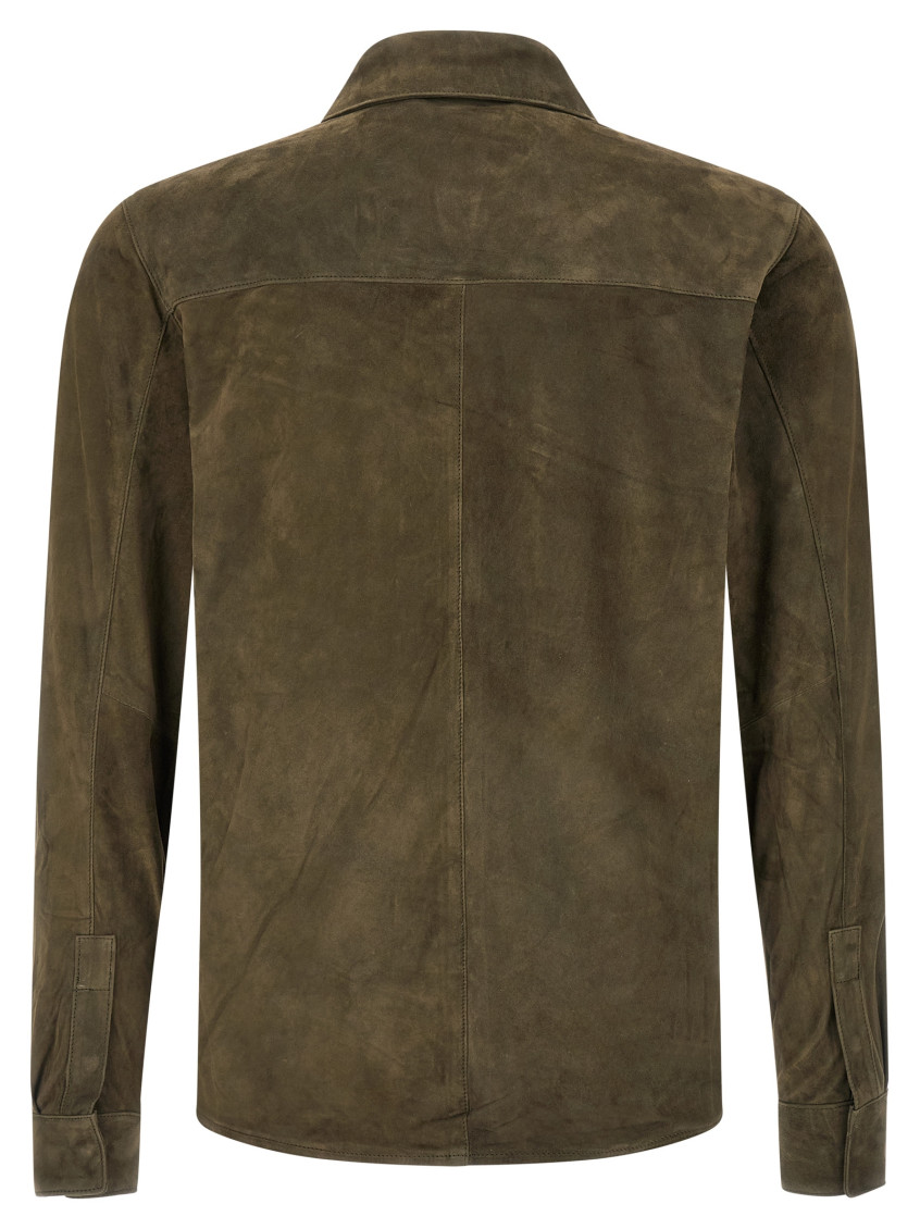 Suede Shirt Gloves