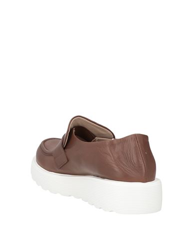Woman Loafers Chocolate brown Size 9 Leather