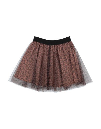 Kid Girl Kids' skirt Dark brown Size 16 Polyester