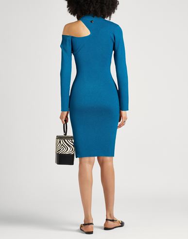 Woman Midi dress Deep teal Size M Viscose, Polyester, Polyamide
