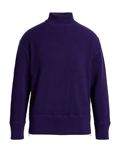 Man Sweater Purple Size XL Wool, Acrylic