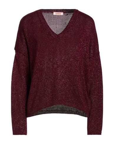 Woman Sweater Garnet Size ONESIZE Viscose, Polyester