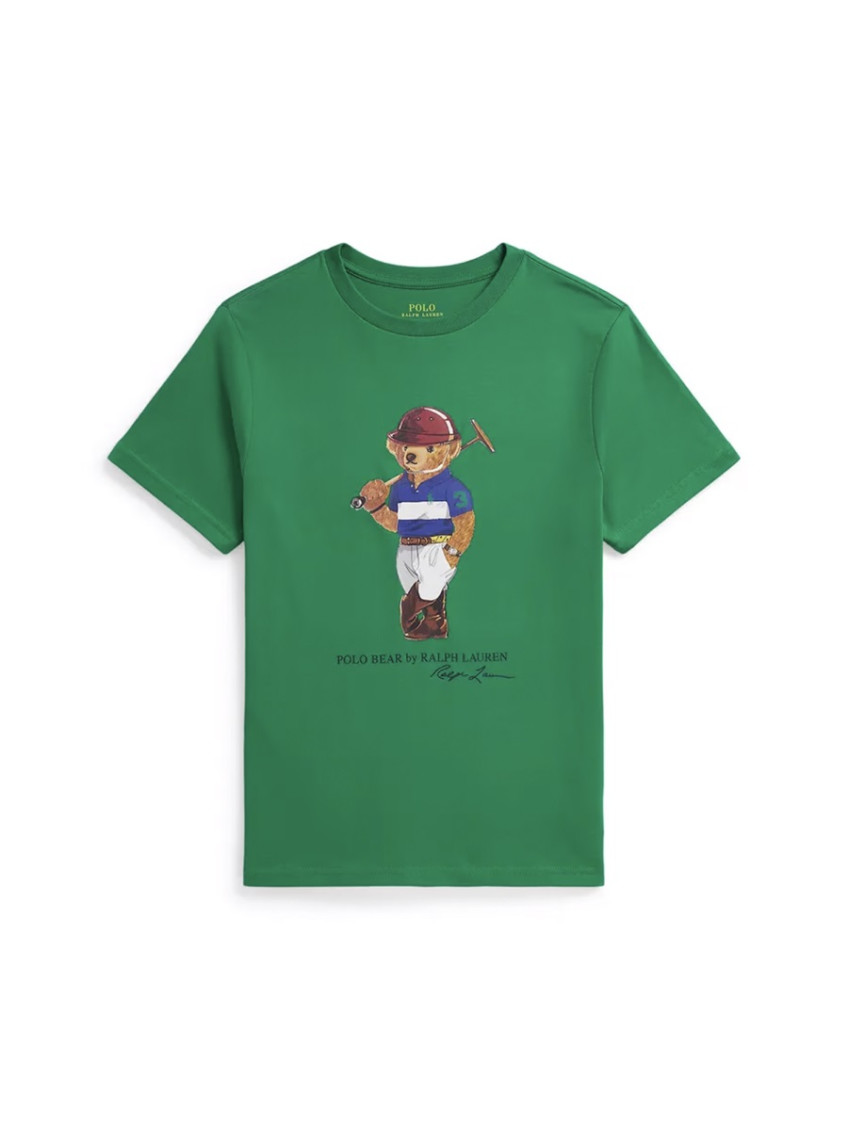 Kids Green Graphic T-Shirt