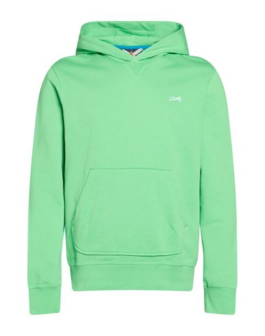 Man Sweatshirt Green Size M Cotton