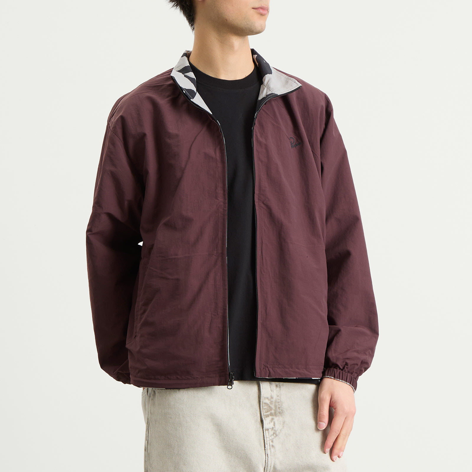 Men's Freak Scene Reversible Track Top in Grey
