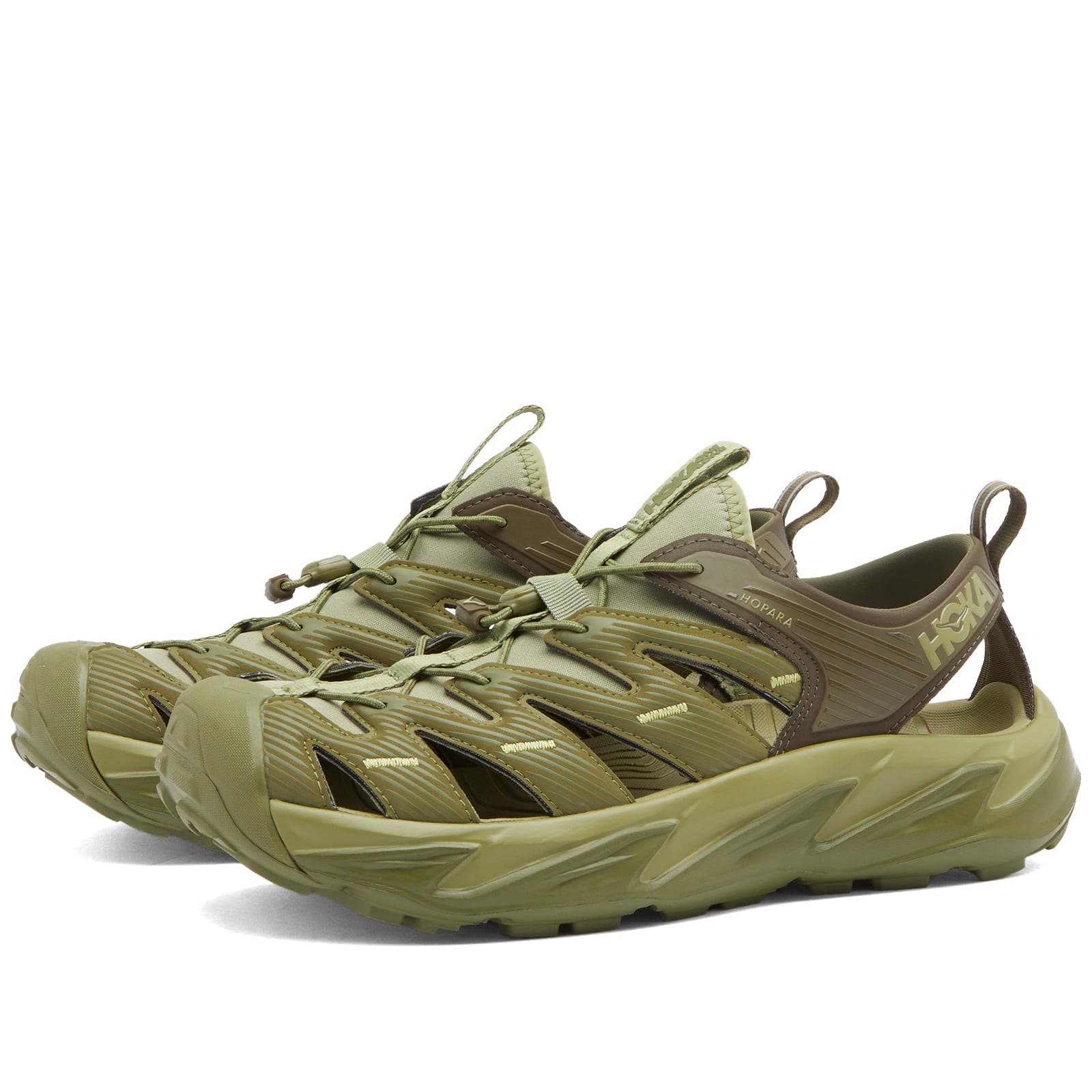 Men's Hopara Sneakers in Forest Floor/Fennel