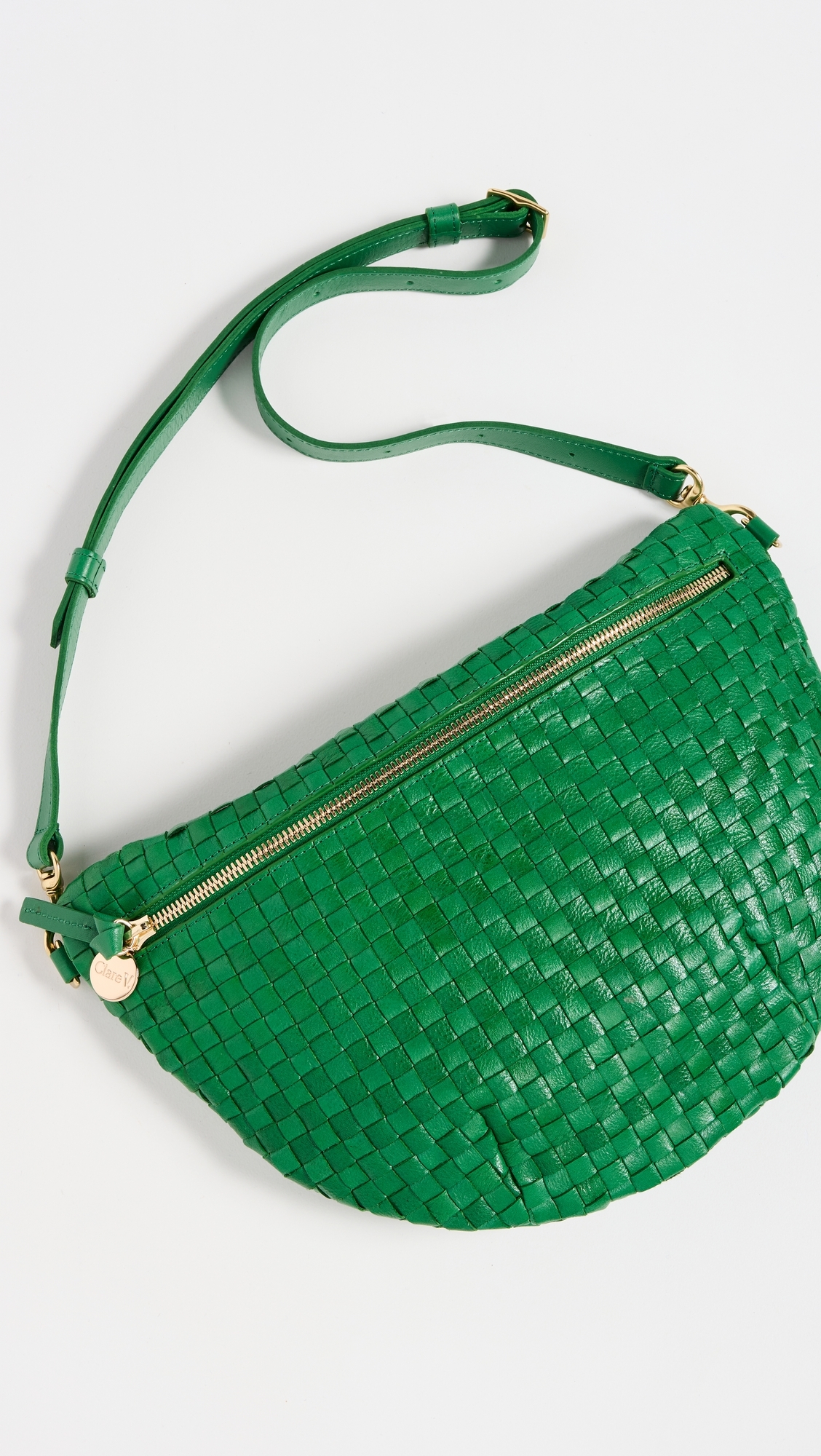 Grande Fanny Pack Grass Woven Checker One Size