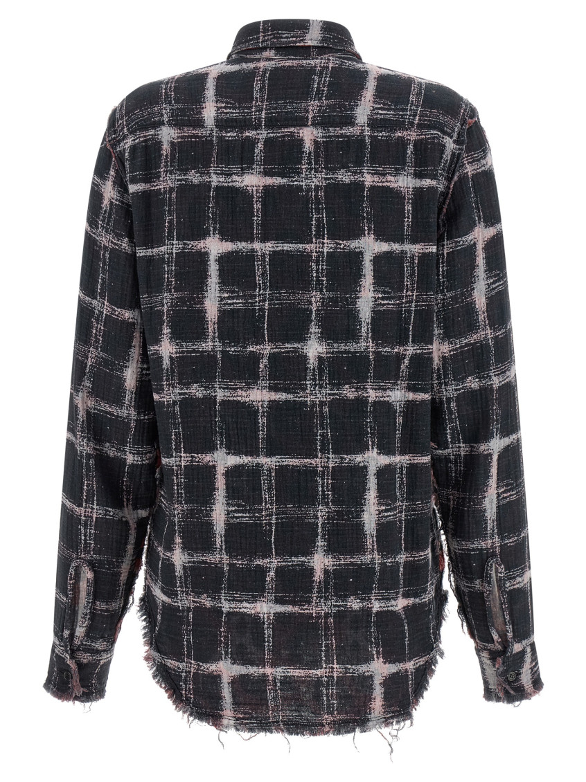 Multicolor Regular Checks Reversible Shirt