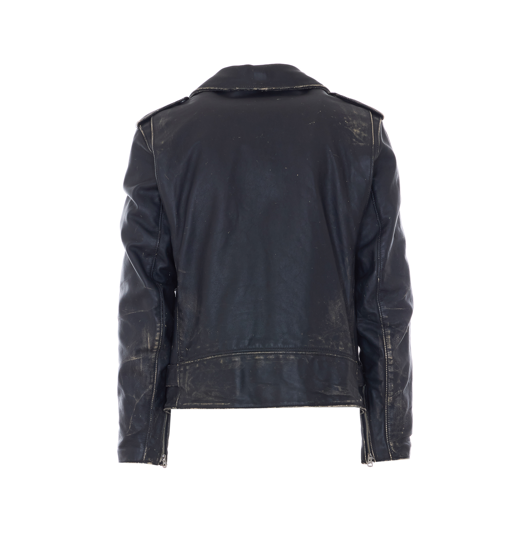 Jackets Black Cowhide Leather - Men