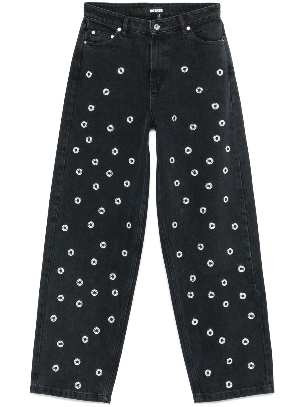 High-rise jeans - Grey