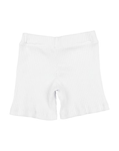 Kids Kid Girl Shorts & Bermuda Shorts White Size 10 Cotton, Elastane
