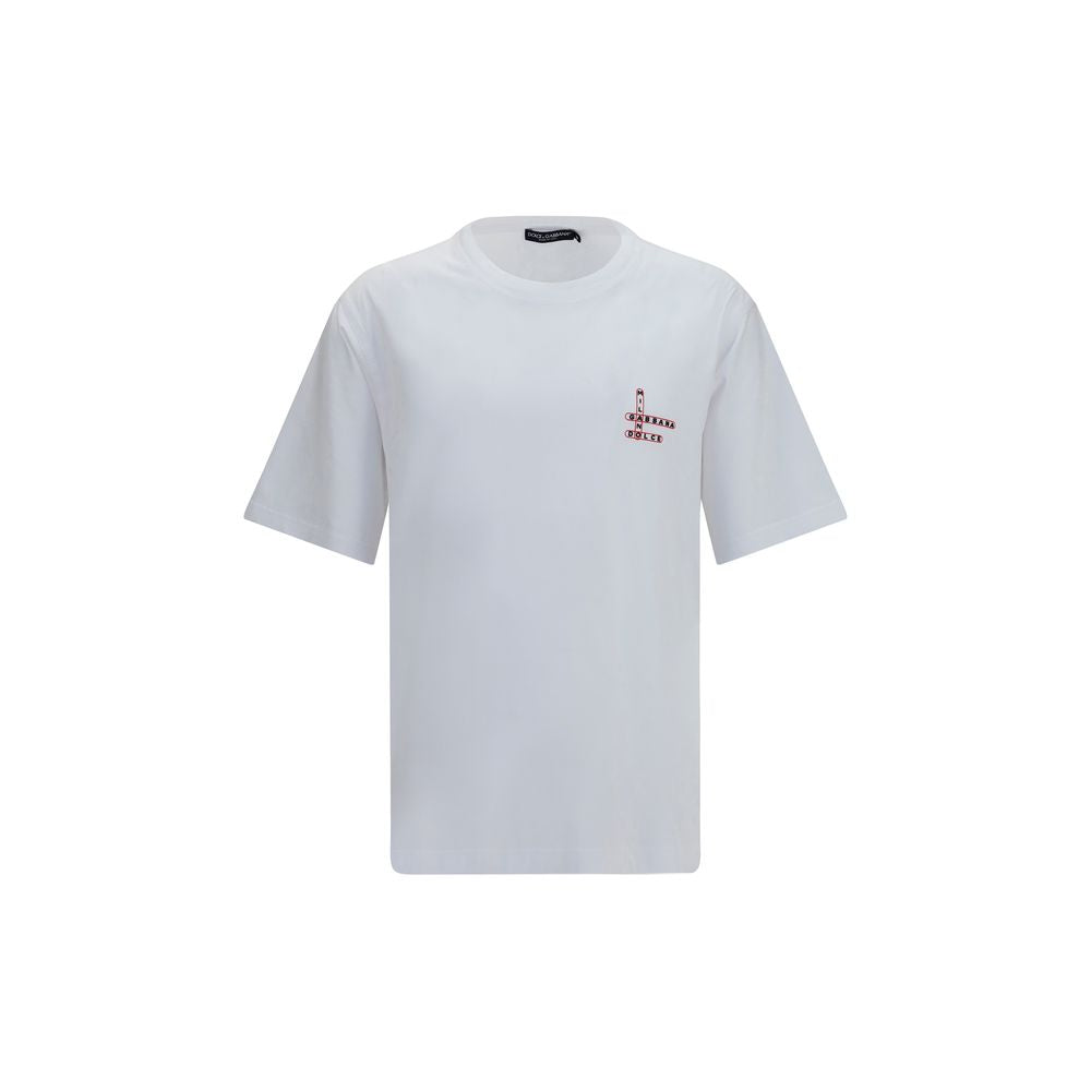 Logo-Print Cotton T-Shirt — White