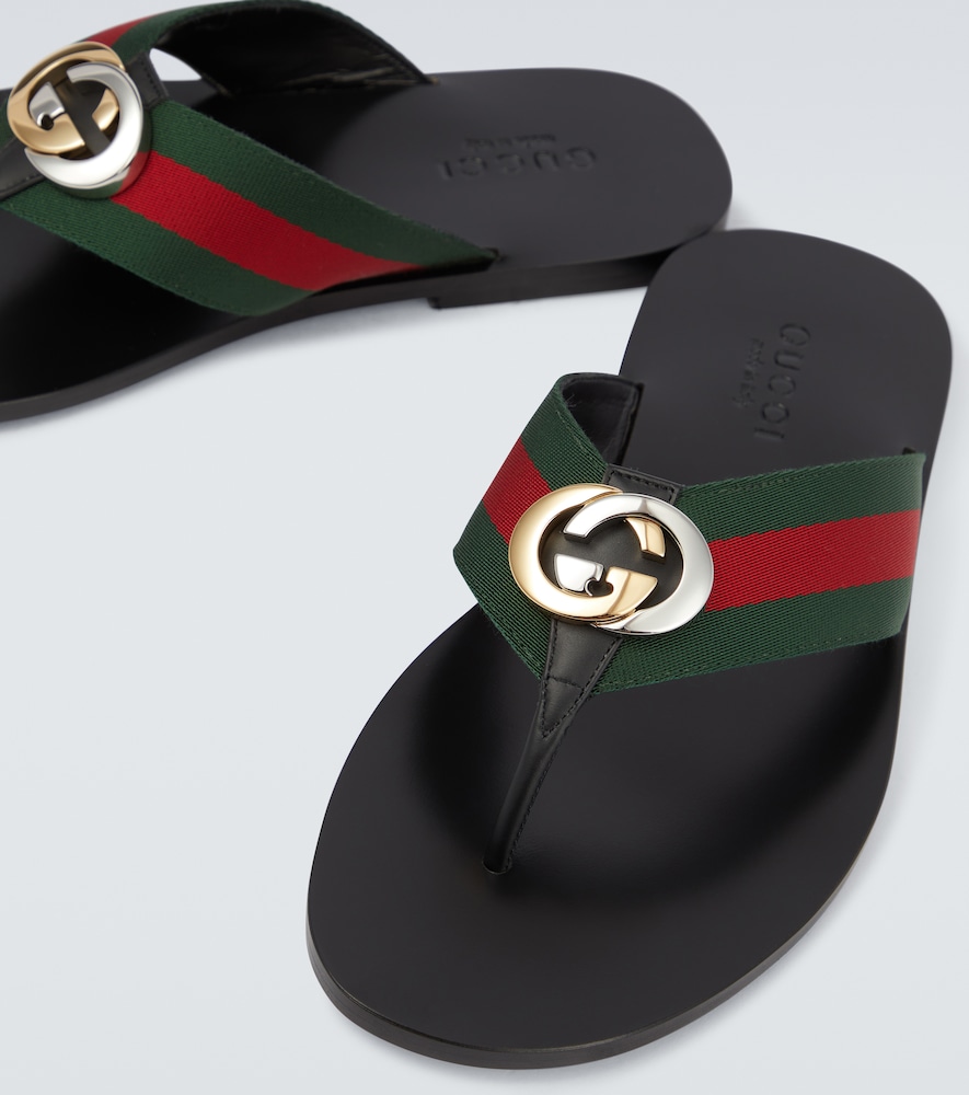 Interlocking G thong sandals