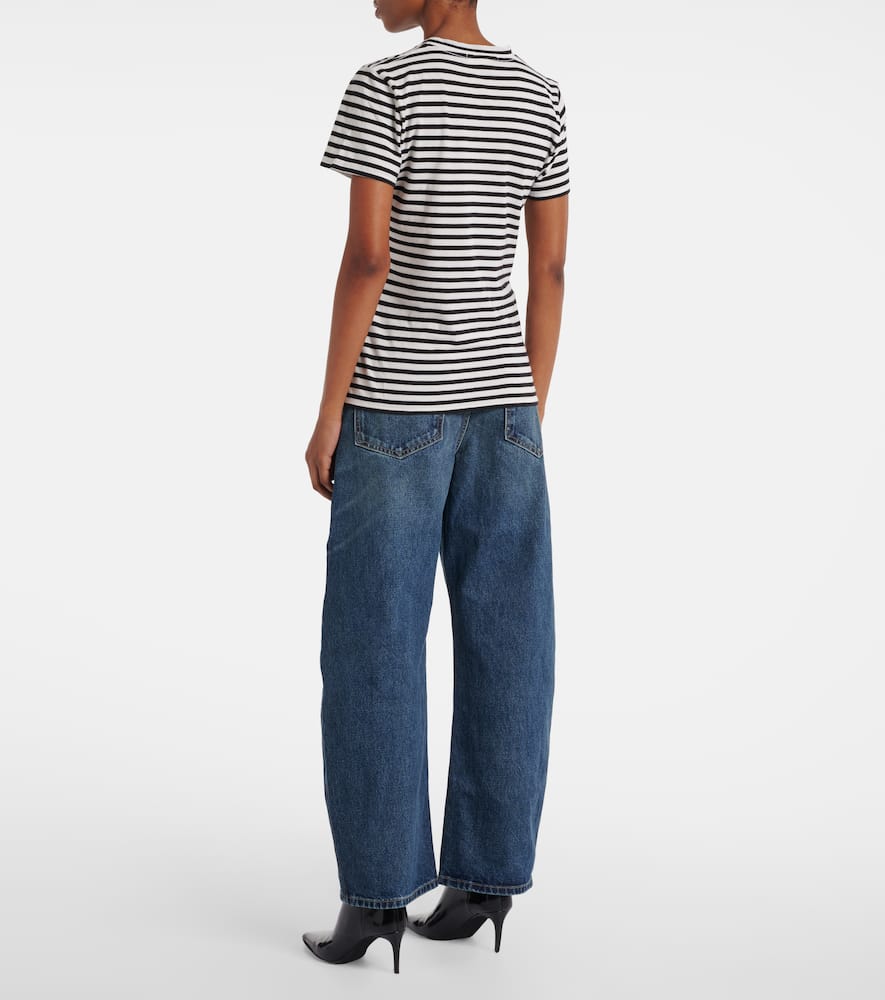 Nili Lotan Susana striped cotton jersey T-shirt