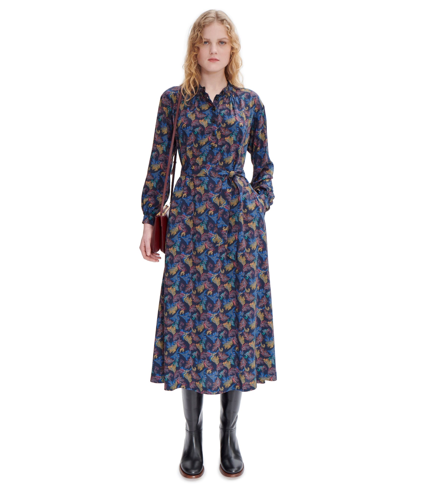 Camélia dress IAH - Dark blue