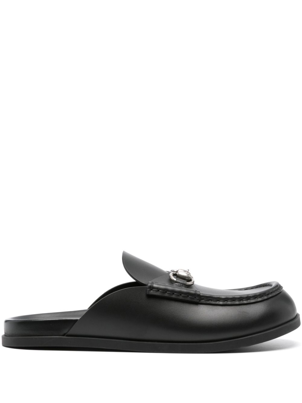 Horsebit mules - Black