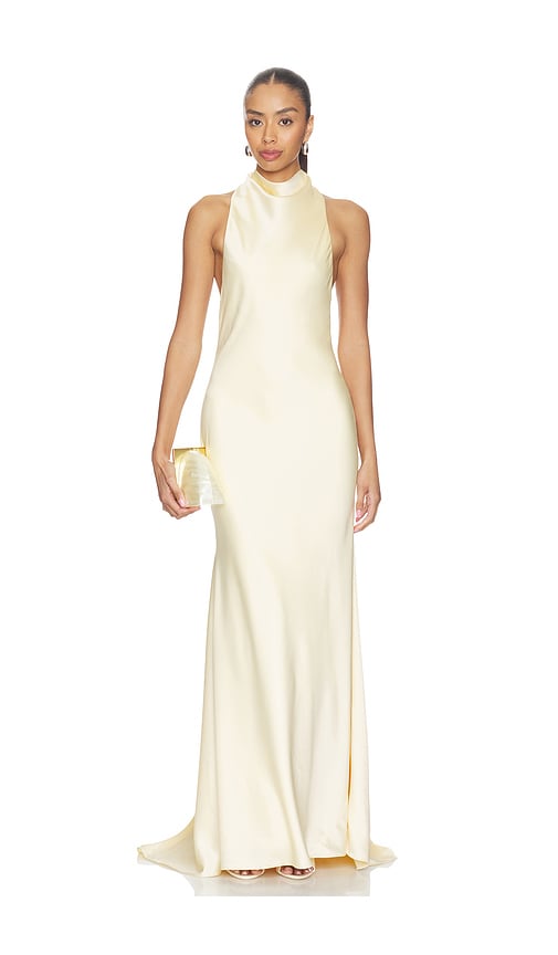 Sonya Moda Petra Gown in Yellow. XS. Also in S, M