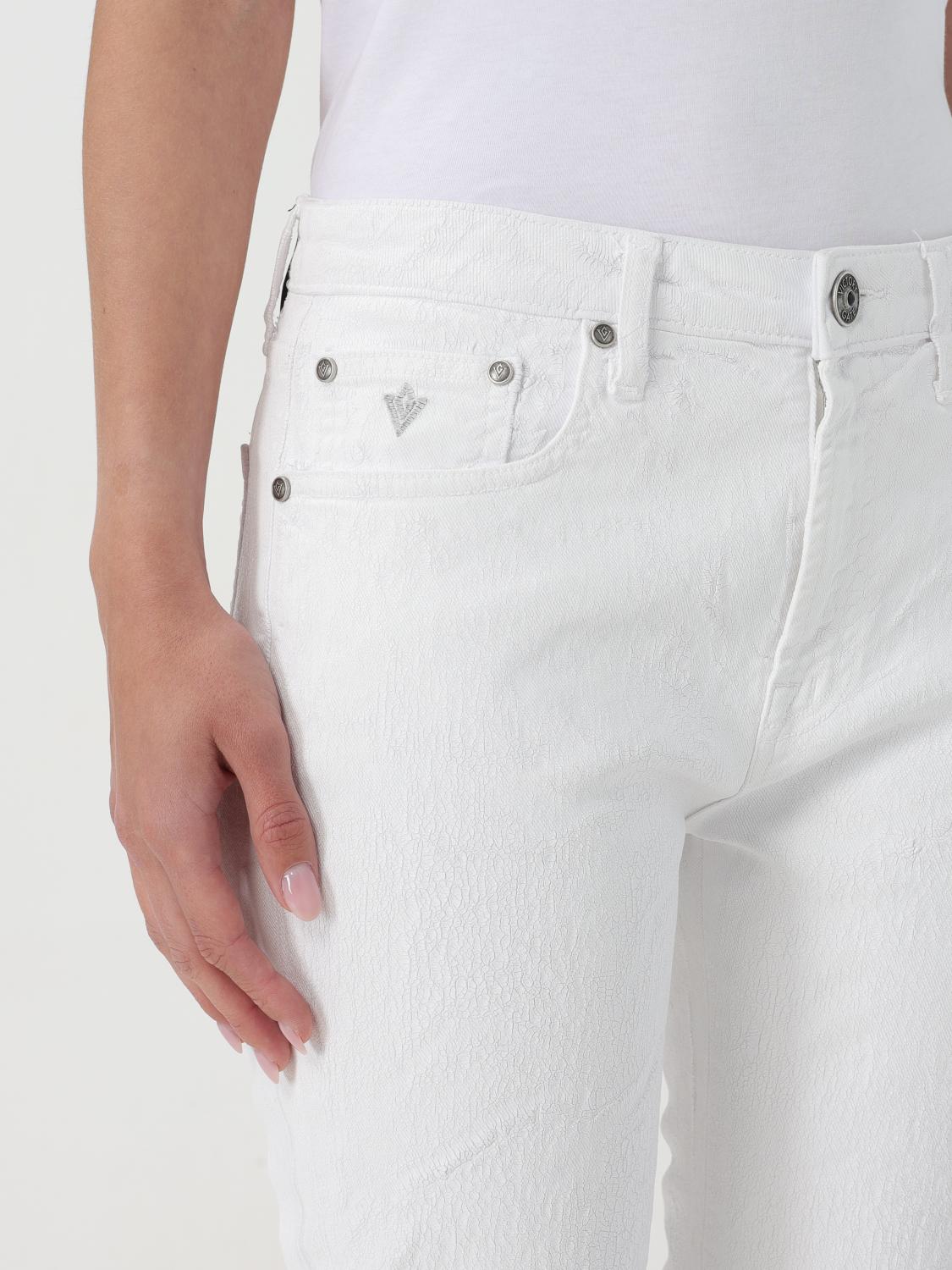 Jeans Woman color White