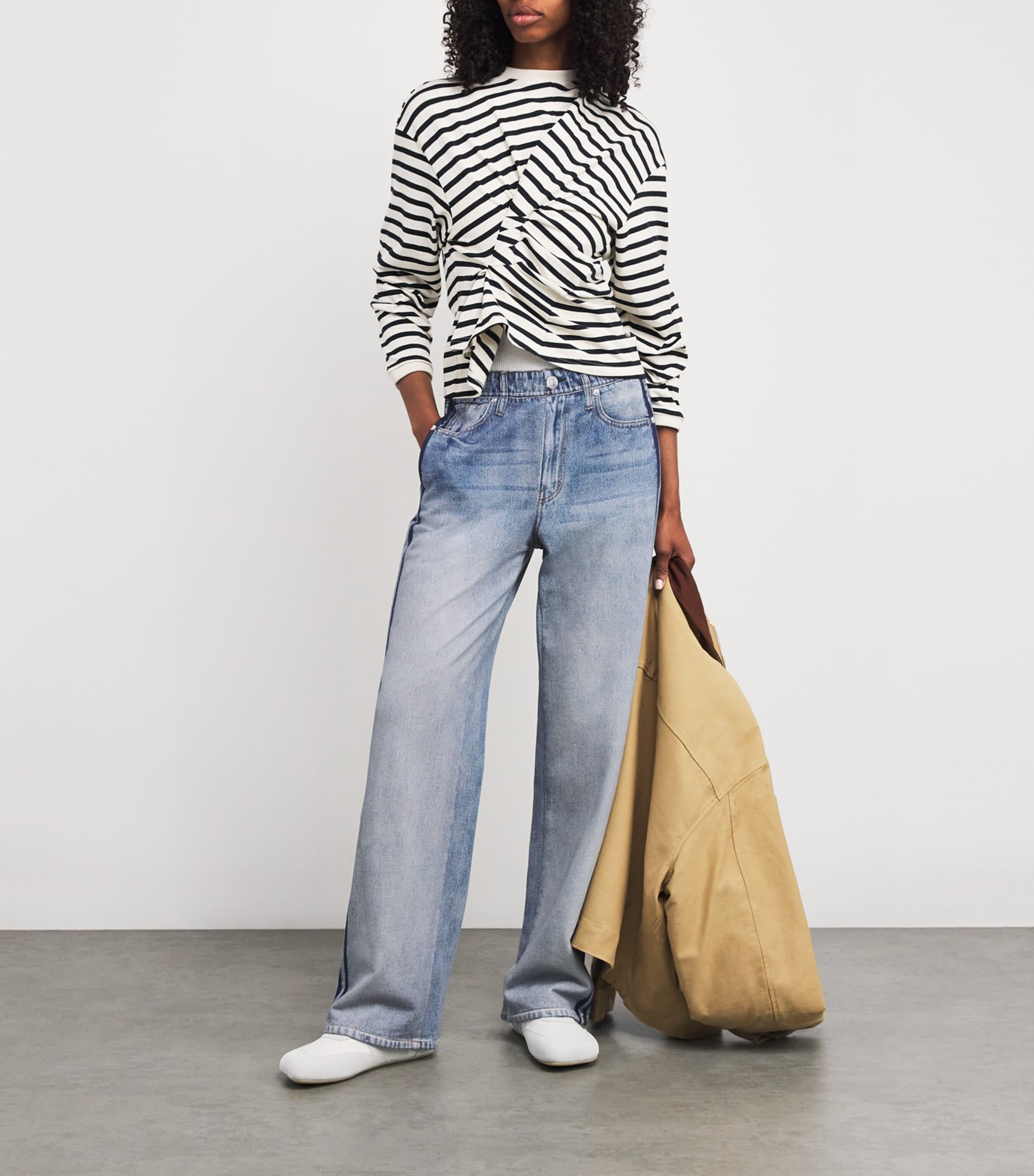 Rag & Bone Denim-Effect Miramar Sweatpants