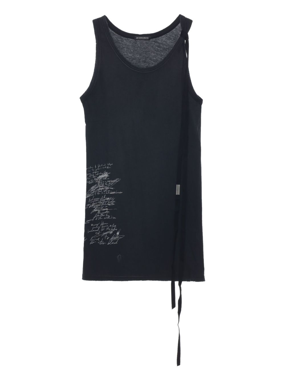 Ann Demeulemeester Vesta Ramage tank top - Black