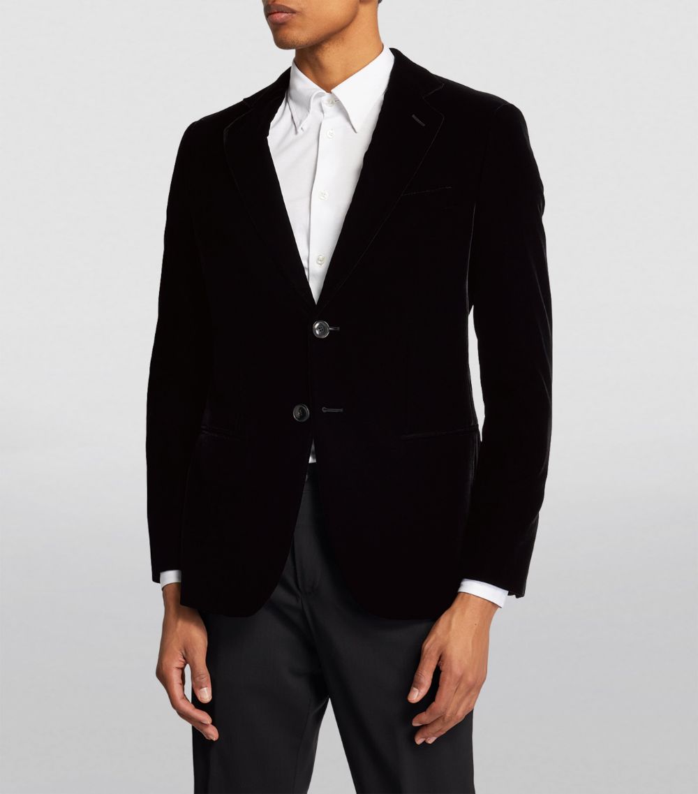 Stretch-Velvet Icon George Blazer