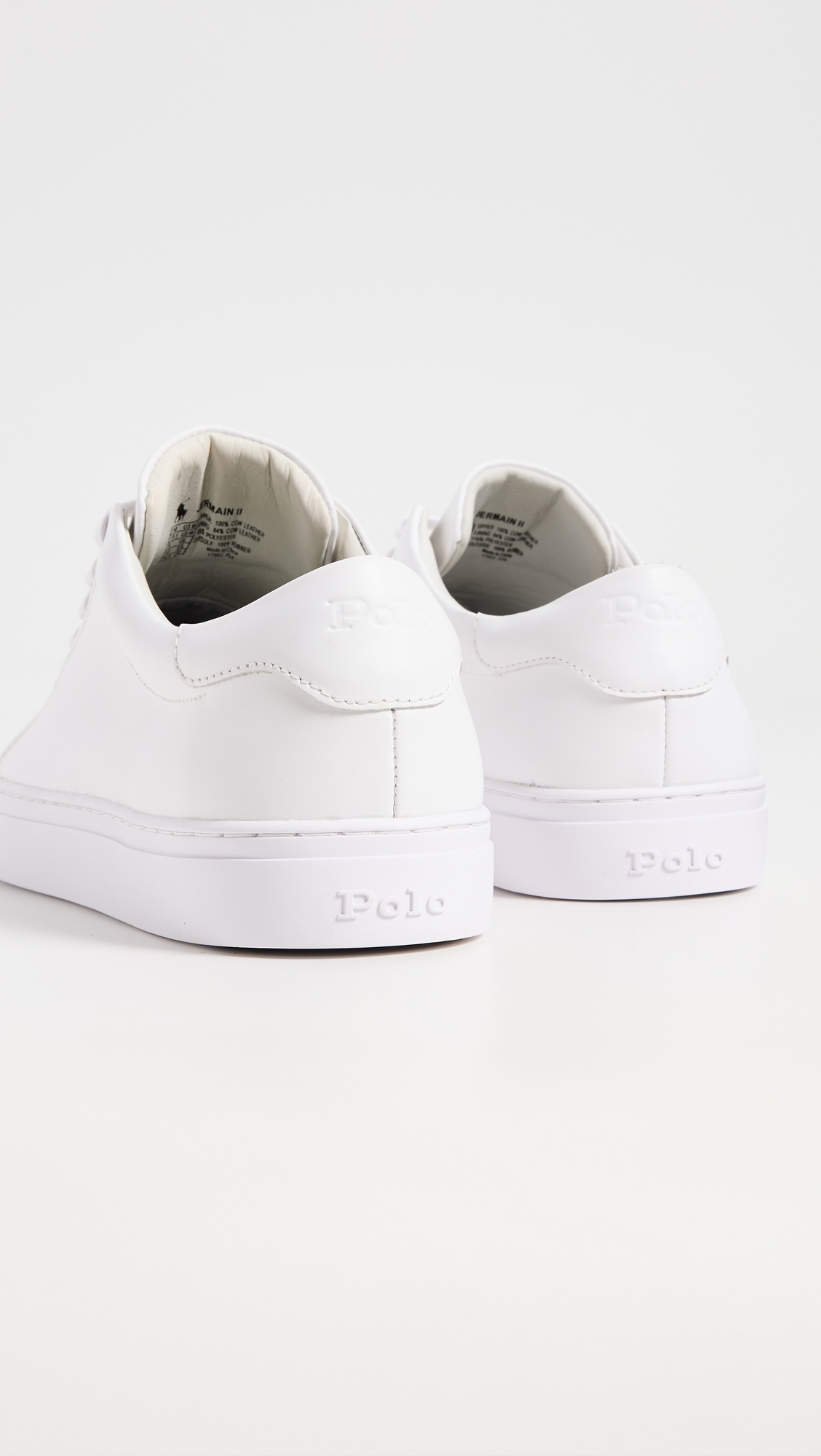 Jermain Ii Leather Sneakers White