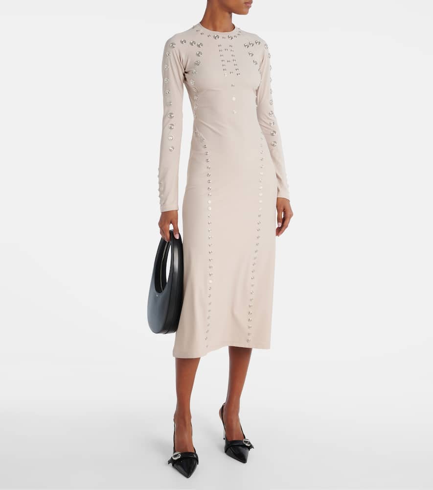 Embellished midi dress