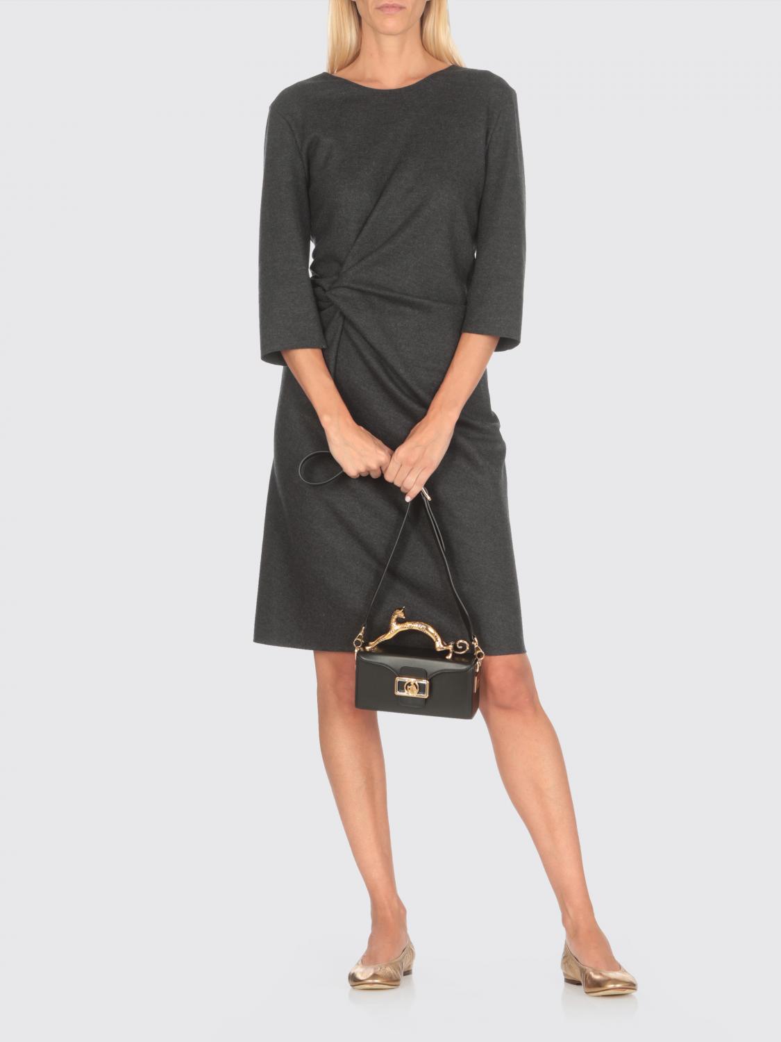 Crossbody Bags LANVIN Woman color Black