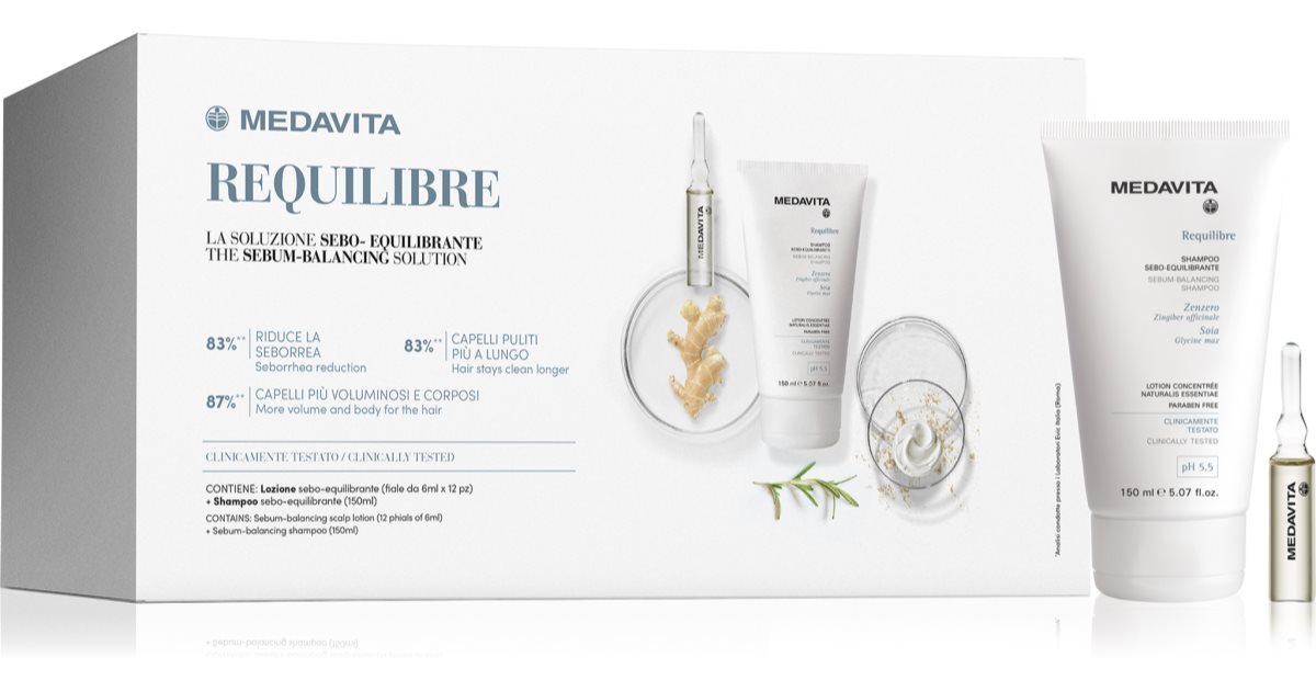 Medavita Requilibre Sebum-Balancing Set — Hair Set