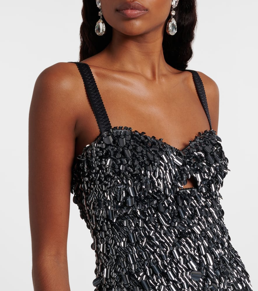 Sequined minidress