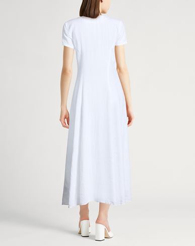 Woman Maxi dress White Size 4 Linen