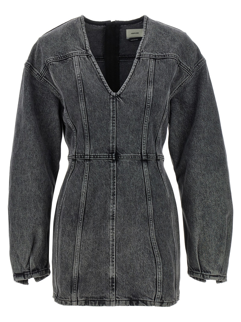 Denim Dress Dresses Gray