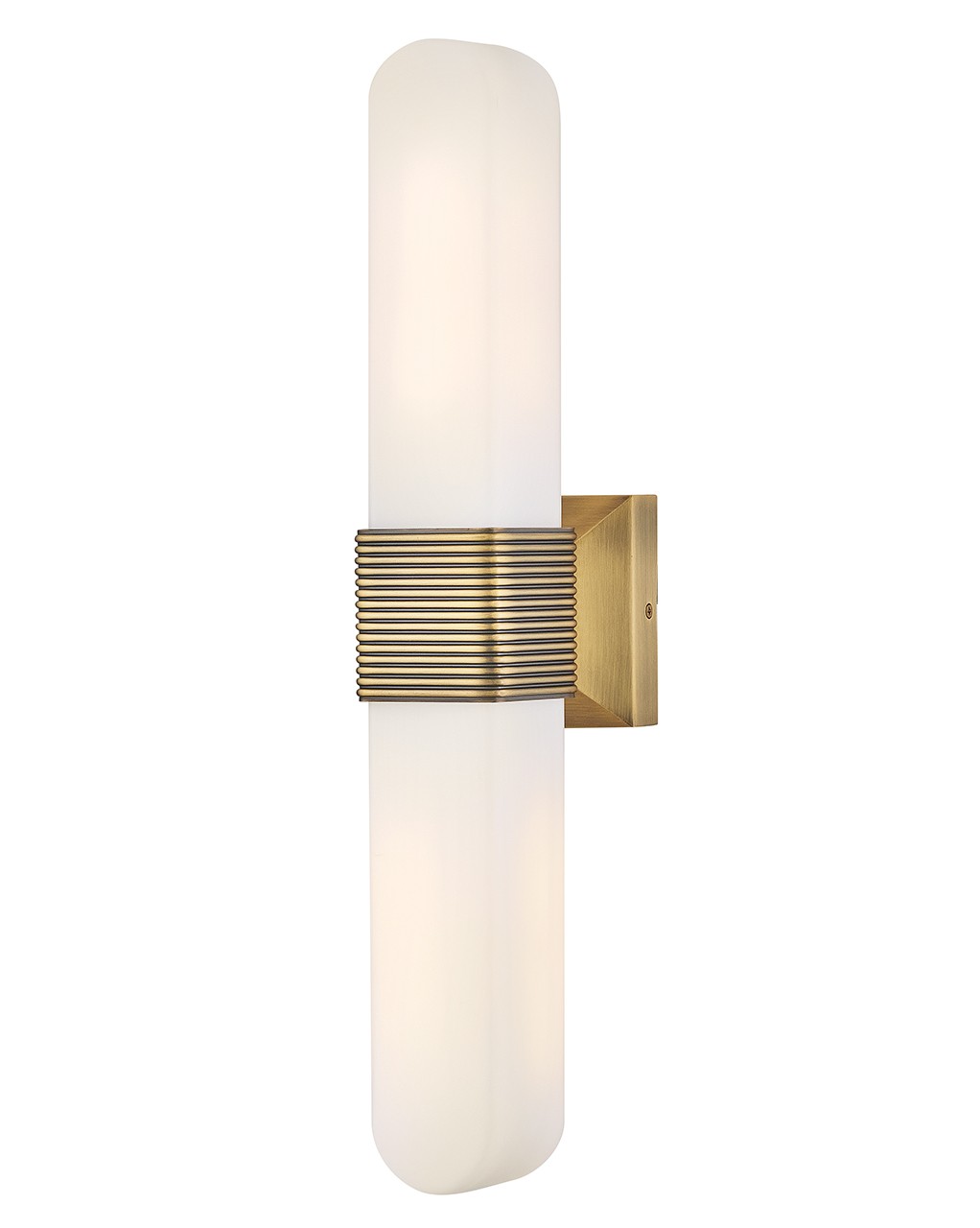 Lacquered Brass LED Wall Sconce from the Cotes Collection